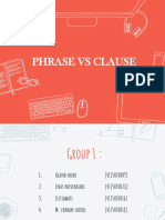 Phrases Vs Clauses