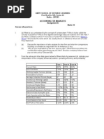 Amity MBA 1 ST Sem ASODL Accounting