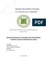 Rehabiilitacion de La Hacienda San Juan Grande y Centro Civico en Santiago de Surco - Final