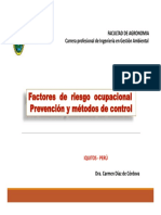 Factores de Riesgo Ocupacionales PDF