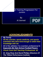 Developing A Training Progression For Juniors