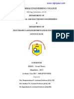 EE8251 Circuit Theory EIE