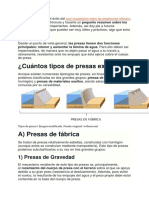 Tipos de Presas