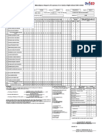 School Form 2 Daily Attendance Report of Learners For Senior High School (SF2-SHS)