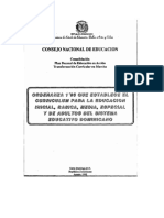 Ordenanza 1 95 Que Establece El Curriculo para La Educacion Inicial Basica Media Especial y de Adultos