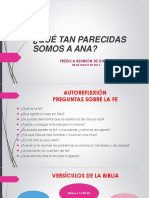 Prédica - Qué Tan Parecidas Somos A Ana