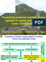 Predicting Potential Habitats of Tree Species in Japan and East Asia Under Climate Change - Tanaka