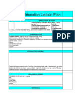 Vollyball Lesson Plan