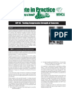 CIP 35 - Testing Compressive Strength of Concrete