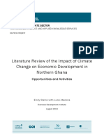 Literature Review of The Impact of Climate Change On Economic Development in Northern Ghana