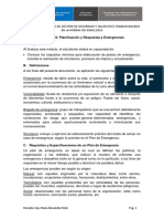 Módulo 8. Planificación y Respuesta A Emergencias