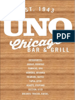 Proyecto Pizzería Uno Chicago Bar & Grill en Lima Perù