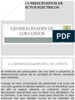 Generalidades de Los Costos