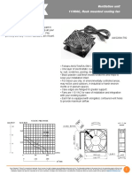 Ventilation Unit 110VAC, Rack Mounted Cooling Fan