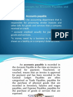 Internal Audit of Accounts Payable and Disbursement