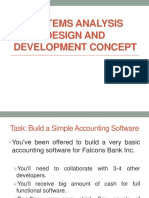 Systems Analysis Design and Development Concept