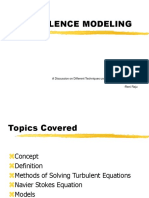 Turbulence Modeling: A Discussion On Different Techniques Used in Turbulence Modeling