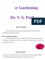 Indoor Gardening Dr. V. S. Patil