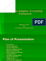 Adaptive Elearning Framework