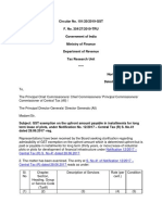 CGST Circulars