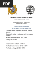 Resalto Hidraulico Informe 6