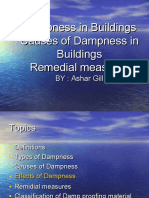 Dampness in Buildings Causes of Dampness in Buildings Remedial Measures