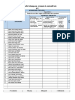 Rúbrica para Evaluar El Autoretrato