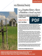 Bellport-Brookhaven Historical Society: Forgotten History Slavery Plantations