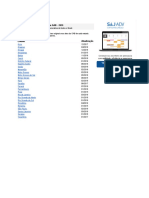 Tabela de Honorários OAB Atualizada - 2019