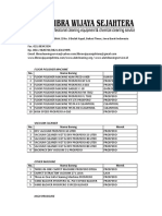 New Price List Libra Wijaya Sejahtera