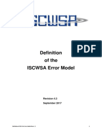  ISCWSA Error Model Rev4