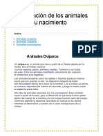 Clasificación de Los Animales Según Su Nacimientotrabajo Final-1 - 433