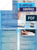 Diptico - El Articulo Cientifico