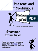 Simple PRESENT Vs Present CONTINUOUS