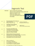 Diagnostic Test