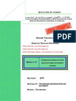 Module n12 Determination Des Sollicitations Simples Appliquees Aux Elements Porteurs TDB Ofppt