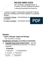 Proteins and Amino Acids:: "Protein" Primary Holding First Place