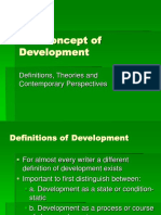 The Concept of Development: Definitions, Theories and Contemporary Perspectives