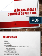 Elaboração, Avaliação e Controle de Projetos