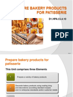 Prepare Bakery Products For Patisserie 070214