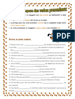 Le Passe Compose Des Verbes Pronominaux Exercice Grammatical 23644