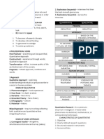 Quantitative Qualitative