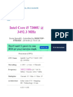 Intel Core I5 7300U at 3492.3 MHZ: Desktop-0T8D3E8