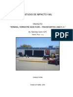 ESTUDIO DE IMPACTO VIAL LINEA (Piura PDF