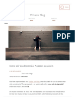 Como Sair Da Depressão - 7 Passos Possíveis PDF