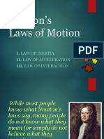 Newtons Laws of Motion