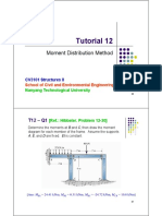 CV3101 Tutorial 12 Solution PDF