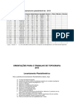 Trabalho Fatec 2018 - Levantamento Planialtimétrico PDF