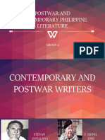 Contemporary Literature Report 1