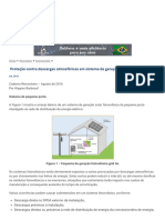 Proteção Contra Descargas Atmosféricas em Sistema de Geração Fotovoltaico - O Setor Elétrico